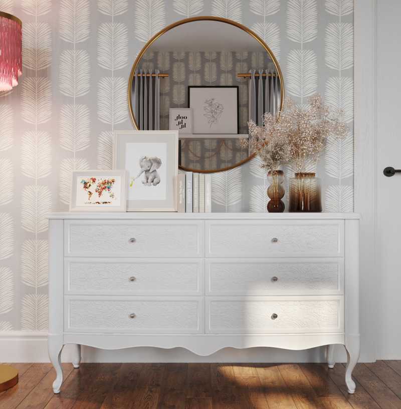 Eclectic, Bohemian, Farmhouse Bedroom Design by Havenly Interior Designer Tessa