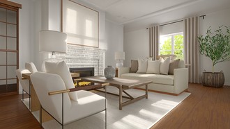 Modern, Transitional, Organic Modern Living Room by Havenly Interior Designer Yarin